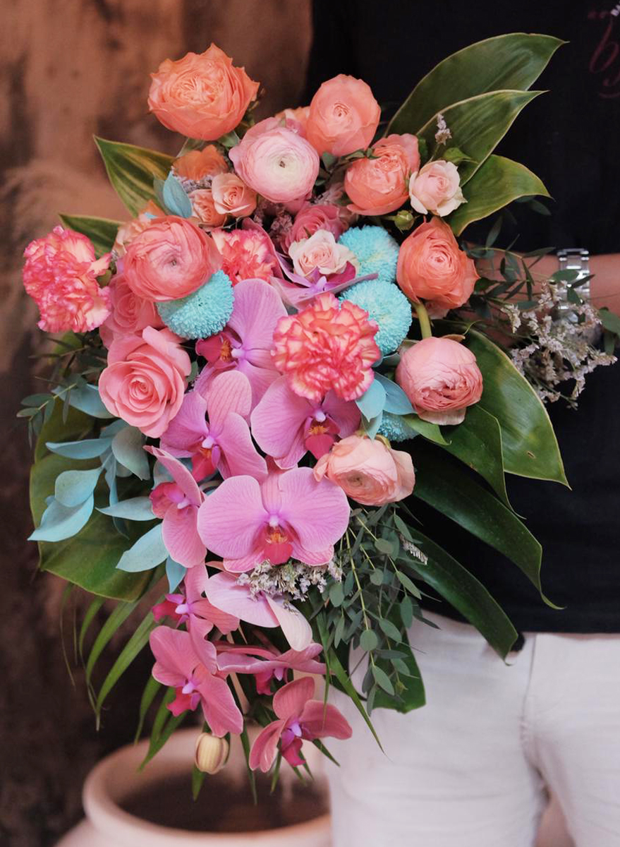 ETERNAL BLOSSOM CASCADE WEDDING BOUQUET