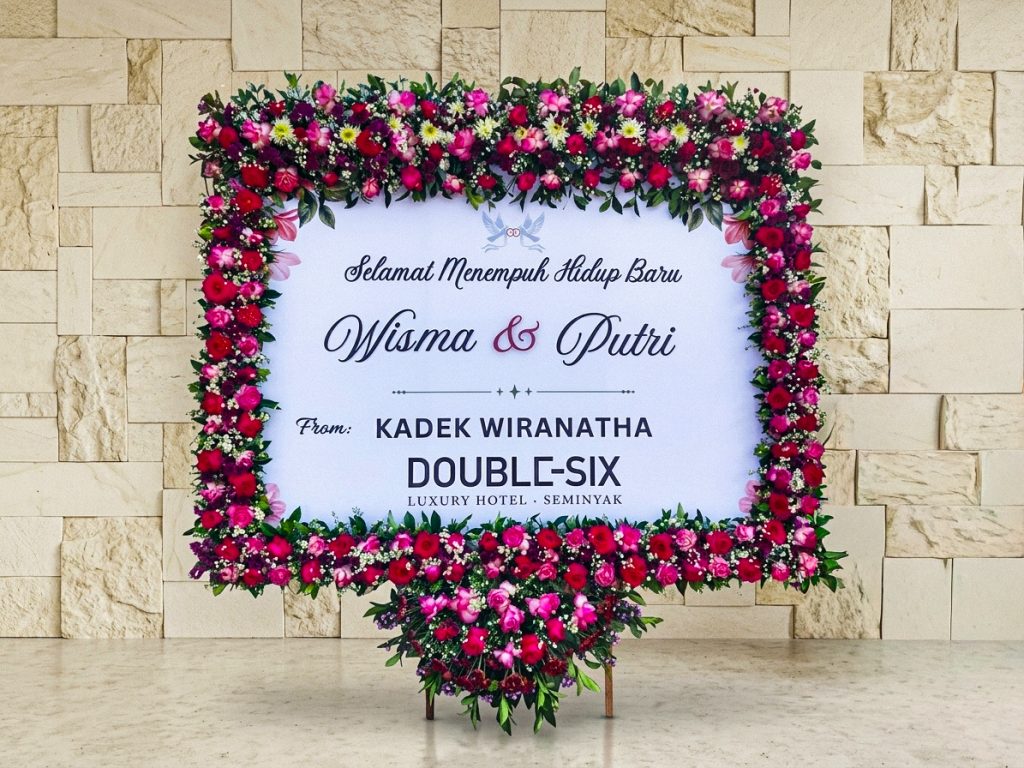 Flower Board 1.5×2m – Full Fresh Flowers