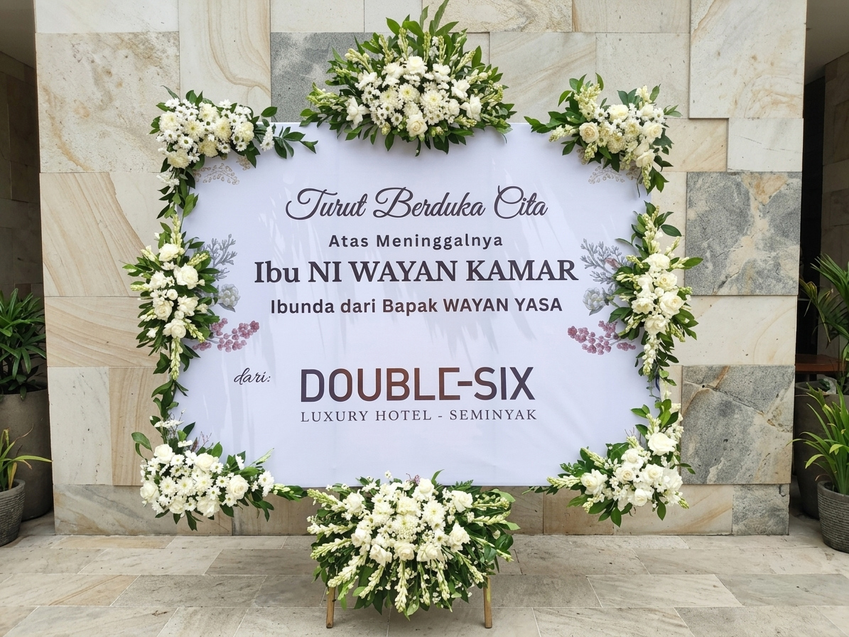 Flower Board 1.5×2m – Semi-Fresh Flowers