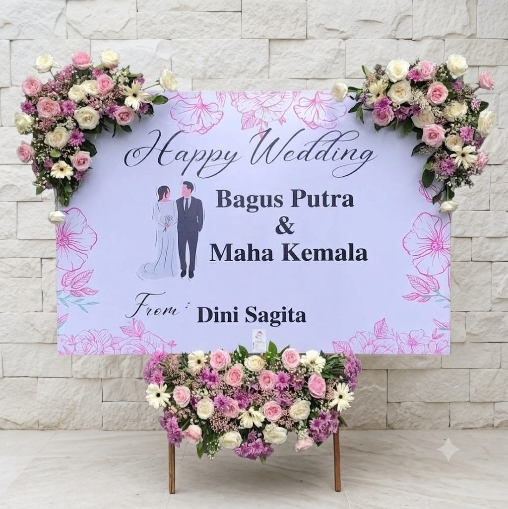 Flower Board 1×1.5m – 3 Point